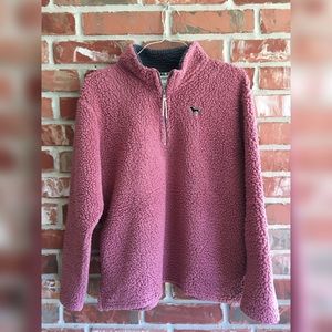 PINK Victoria’s Secret Sherpa Pullover/ Dusty Rose